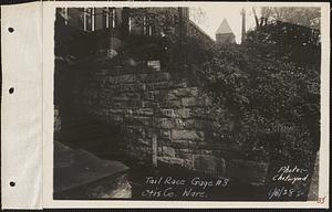 Otis Co., tailrace gage #3, Ware, Mass., Jun. 8, 1928