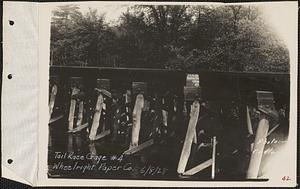 Wheelwright Paper Co., tailrace gage #4, Hardwick, Mass., Jun. 8, 1928