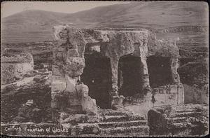 Corinth fountain of Glauke