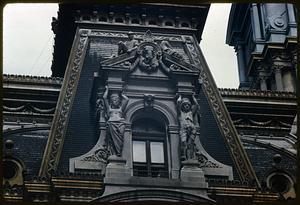 Sculptures around window exterior, Philadelphia City Hall, Philadelphia, Pennsylvania