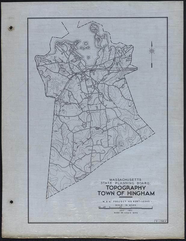 Topography Town of Hingham Digital Commonwealth
