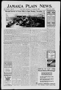 Jamaica Plain News, November 20, 1909