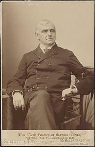 The Lord Bishop of Massachusetts, the right Rev. Phillips Brooks, D. D.