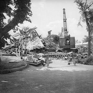 Demolition at Fort Rodman, New Bedford