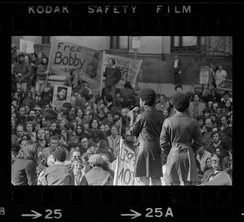 Black Panther Party rally, Post Office Square, Boston