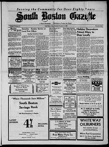 South Boston Gazette, December 15, 1960