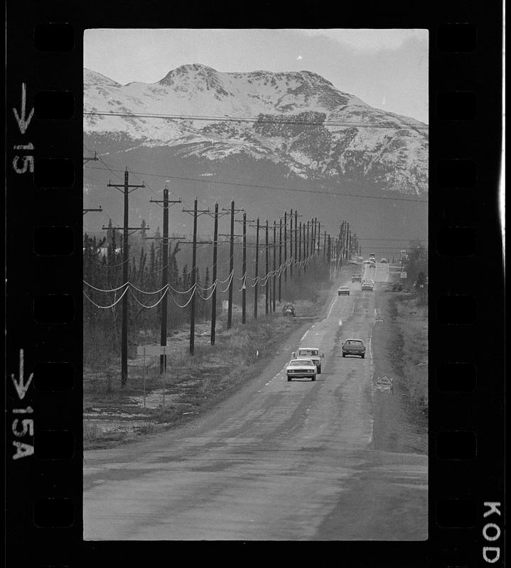 Cars driving on a road, Alaska