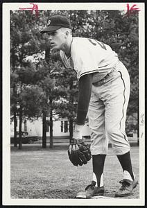 Dartmouth pitcher Ted Friel '65 of Pittsfild, Mass.