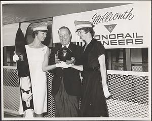 Hostesses hosted at AMF Monorail, millionth passenger boarded popular ride on July 4th