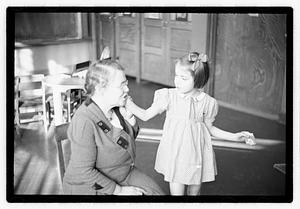 Mabel Adams, principal of Horace Mann School