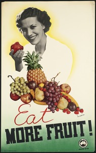 Eat More Fruit Put Pep in Your Step Advert A3 Art Poster Print 