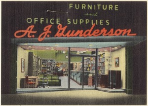 A. J. Gunderson, Furniture and Office Supplies