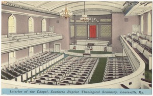 Interior of the Chapel, Southern Baptist Theological Seminary, Louisville, Ky.