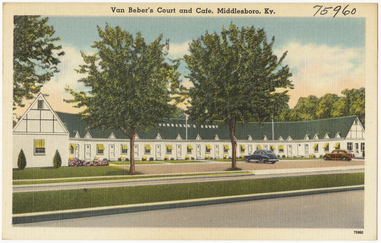 Van Beber's Court and Café, Middlesboro, Ky.
