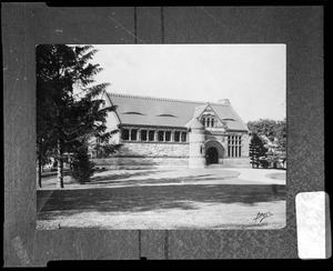 Thomas Crane Public Library. External view. Front view