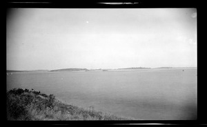 View from Great Hill. Peddock Island and Windmill Point. Hull