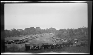 Cars at pageant. Merrymount Park 1919
