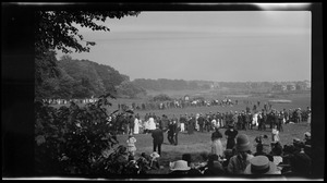 Crowd at pageant. Merrymount Park 1919