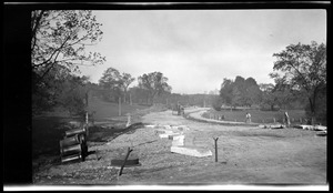 Furnace Brook Parkway (off Newport Ave.) under construction 1920