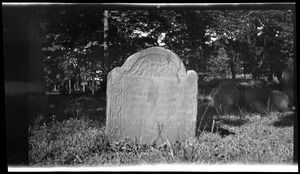 Gravestone of Elizabeth Tompson