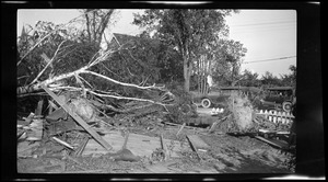 Wreckage caused by storm at South Weymouth. August, 1920