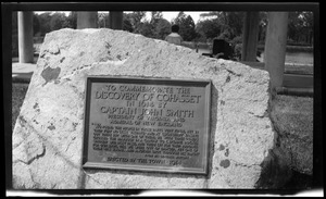 Memorial inscription to John Smith. Cohasset