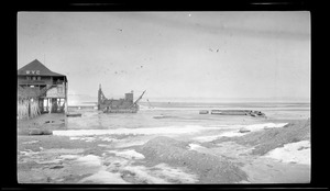 Suction dredger at Quincy Shore Reservation 1922