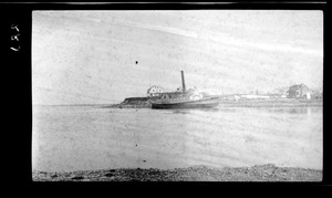 Steamer "Monitor" ashore at Merrymount