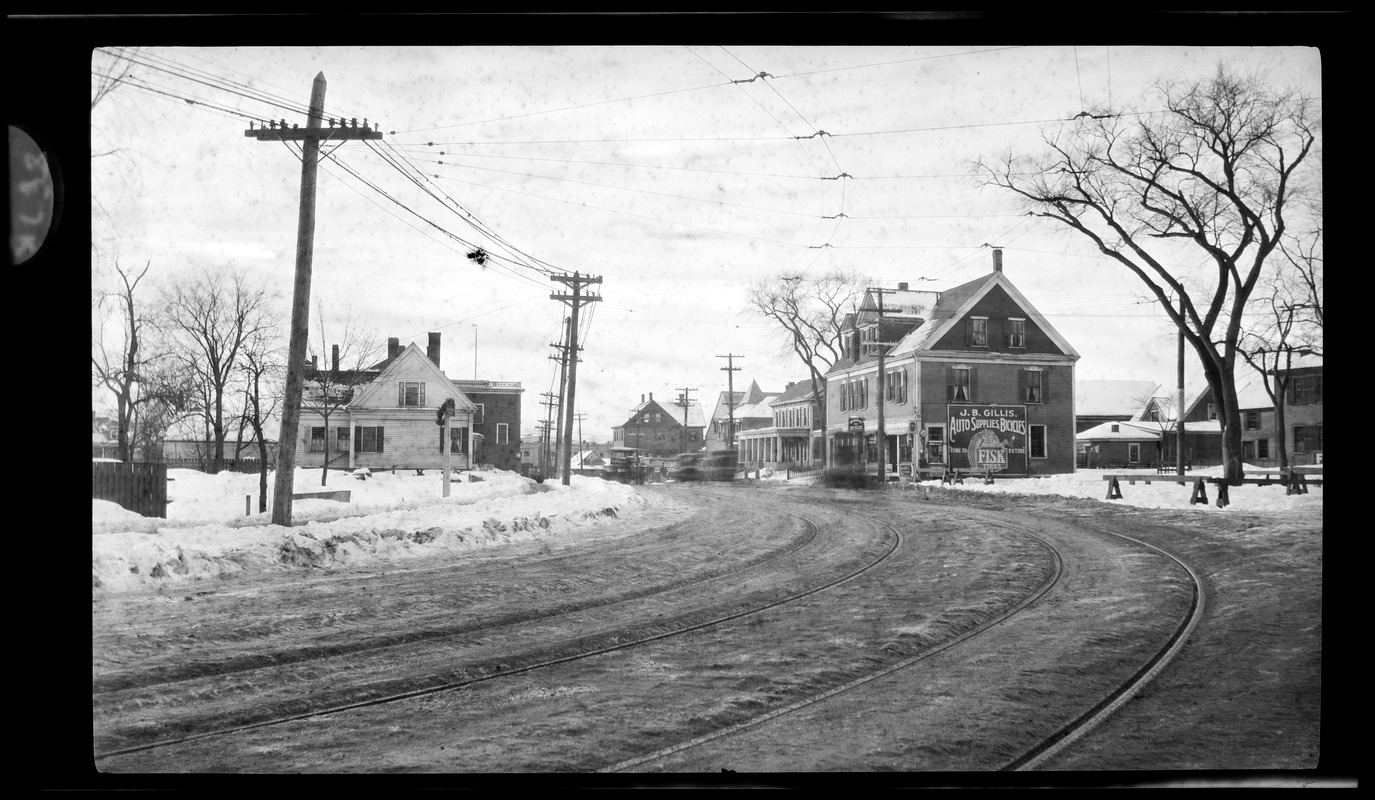 N[orther]ly end of Franklin St. January 19, 1923