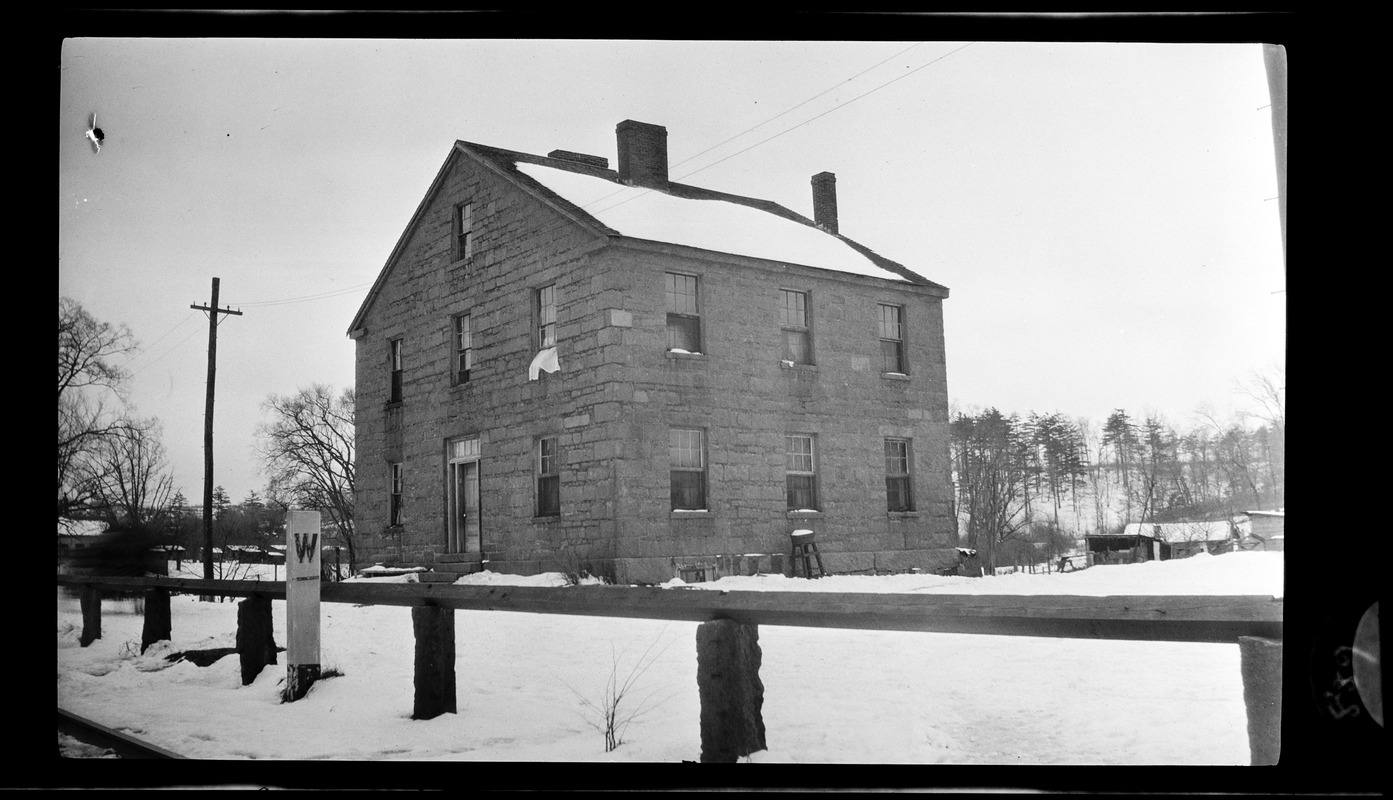 Granite Railway (superintendent house) February 10, 1923
