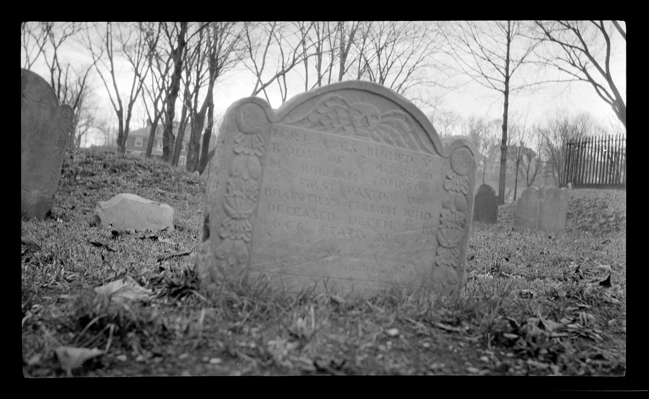 William Tompson gravestone