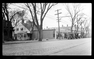 Stores on Bryant B. Newcomb estate - Washington St. 1924