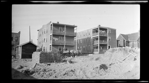 Houses built out of material from Quincy School 1873