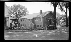 Spanish War Veterans bldg. 5/24/1930. Later Senior Citizens Drop-in Center. High School Ave.