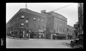 Bradford building & Strand Theatre. Maple & Chestnut 1931