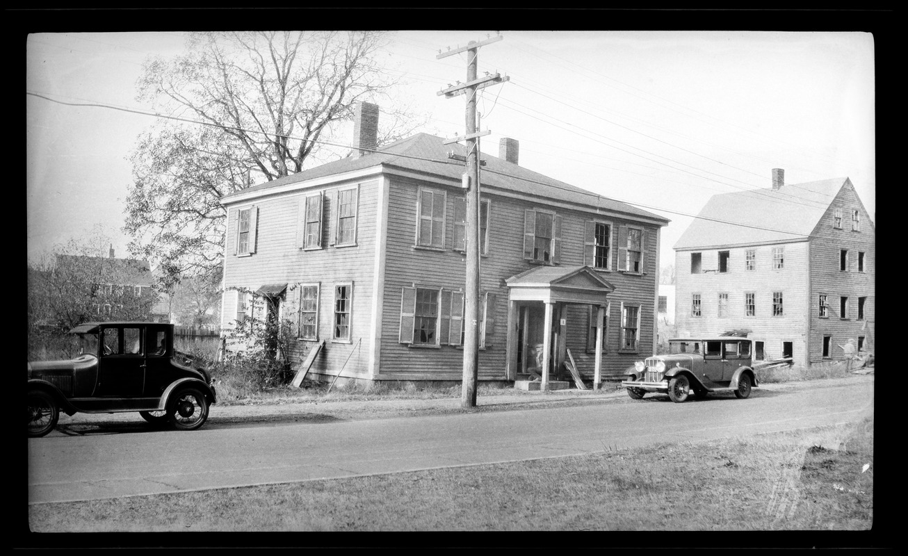 View of abandoned houses