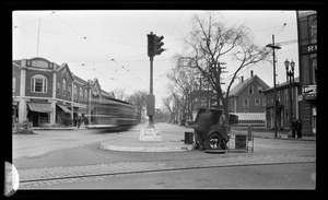 Traffic signal Quincy Square 1931