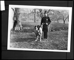 Officer Goodhue and dog "Carlo"
