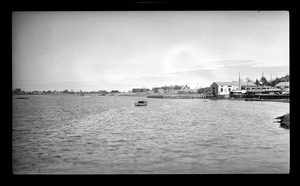 View of a boat on water