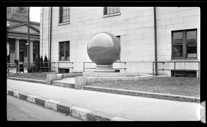 Granite ball (City Hall lawn)