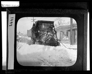 Public Works Department snow removal