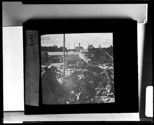 View of a granite quarry