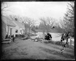 Middle St., Braintree. Flood, 1886