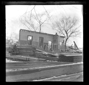Washington School building, demolishing of
