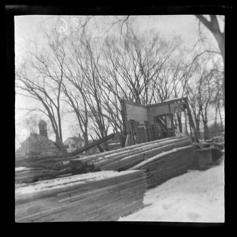 Washington School building, demolishing of