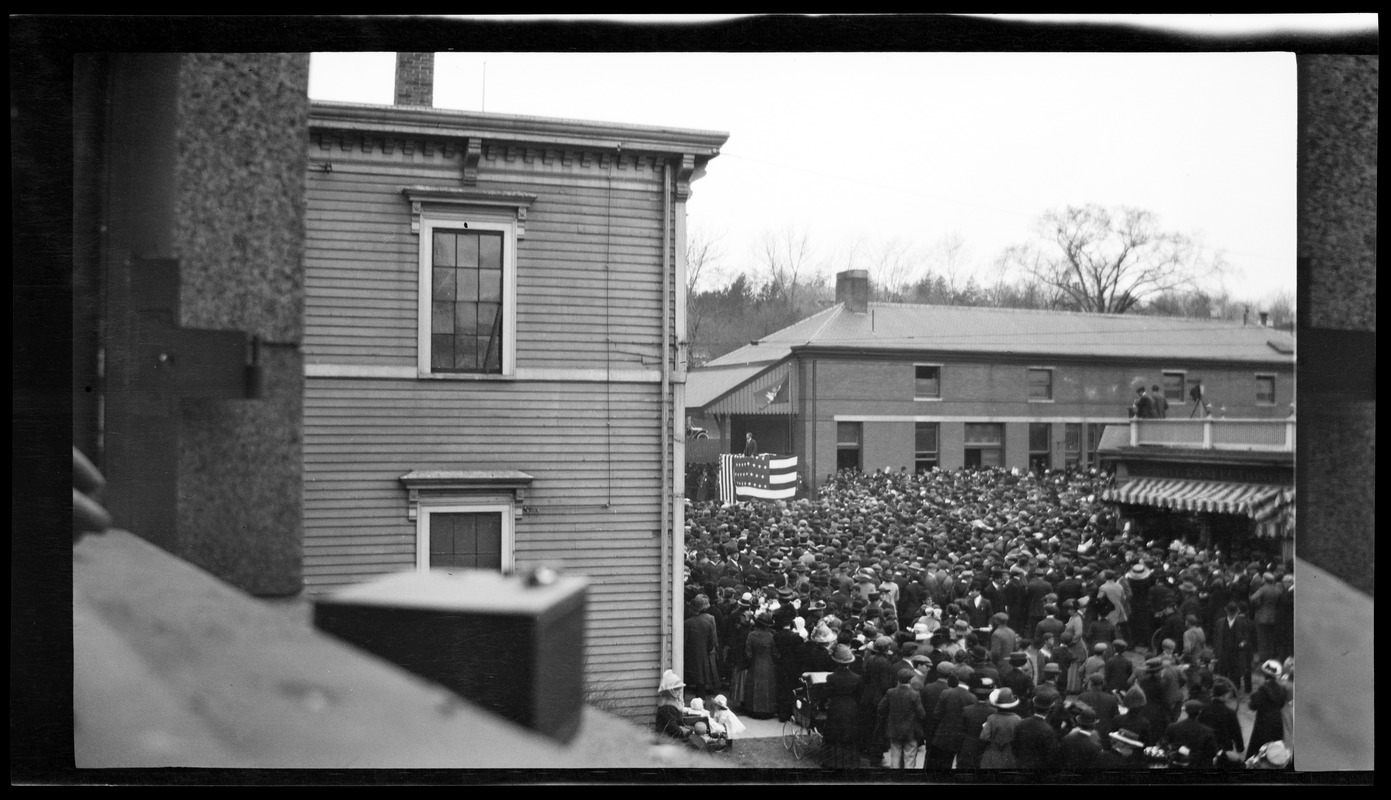 President Taft at Quincy RR Station 1912