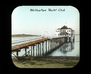 Wollaston Yacht Club. (color). 1920s