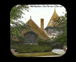 Wollaston Unitarian Church. (color). 1920s