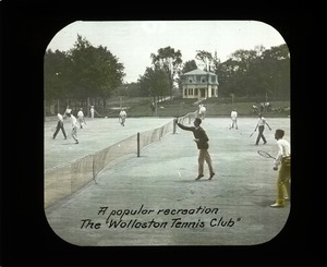 Wollaston Tennis Club. (color). 1920s