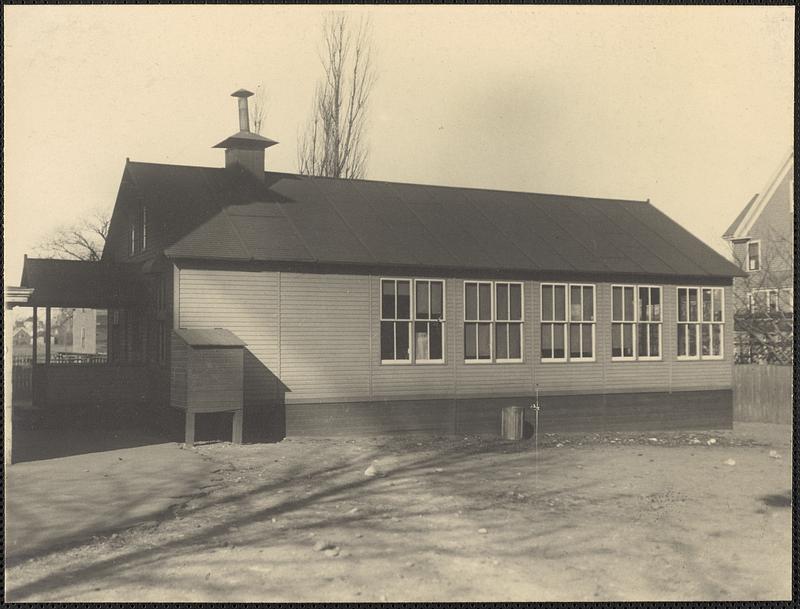 Portable Building, Franklin School, Newton, c. 1925 Digital Commonwealth